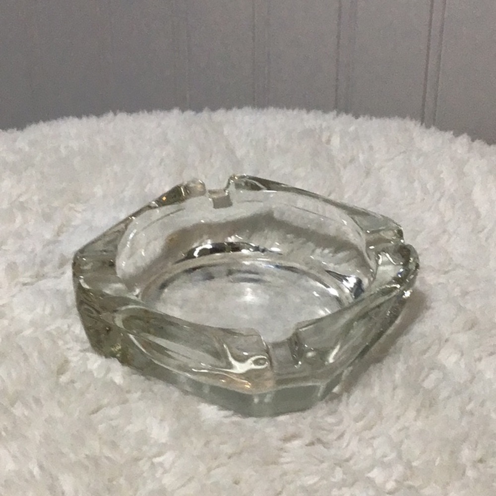 Vintage Glass Ashtray